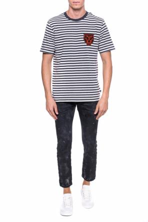 T-shirt ze wzorem w paski, zdjęcie 2 T-shirt ze wzorem w paski od Diesel